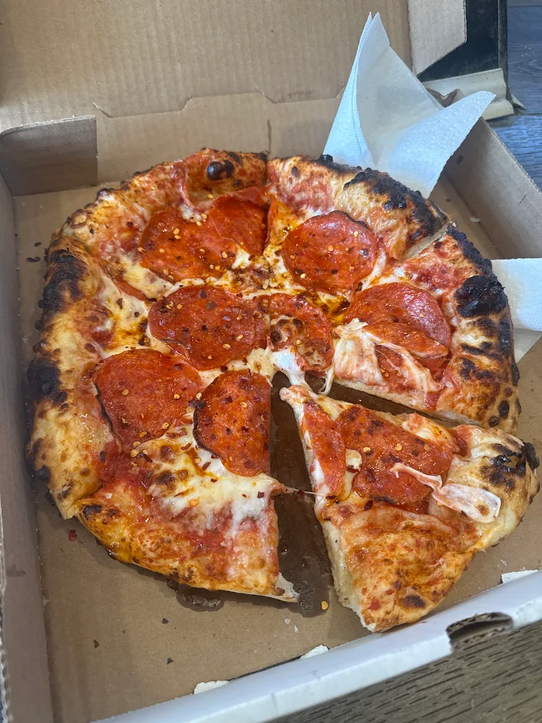 Wood-fired pizza